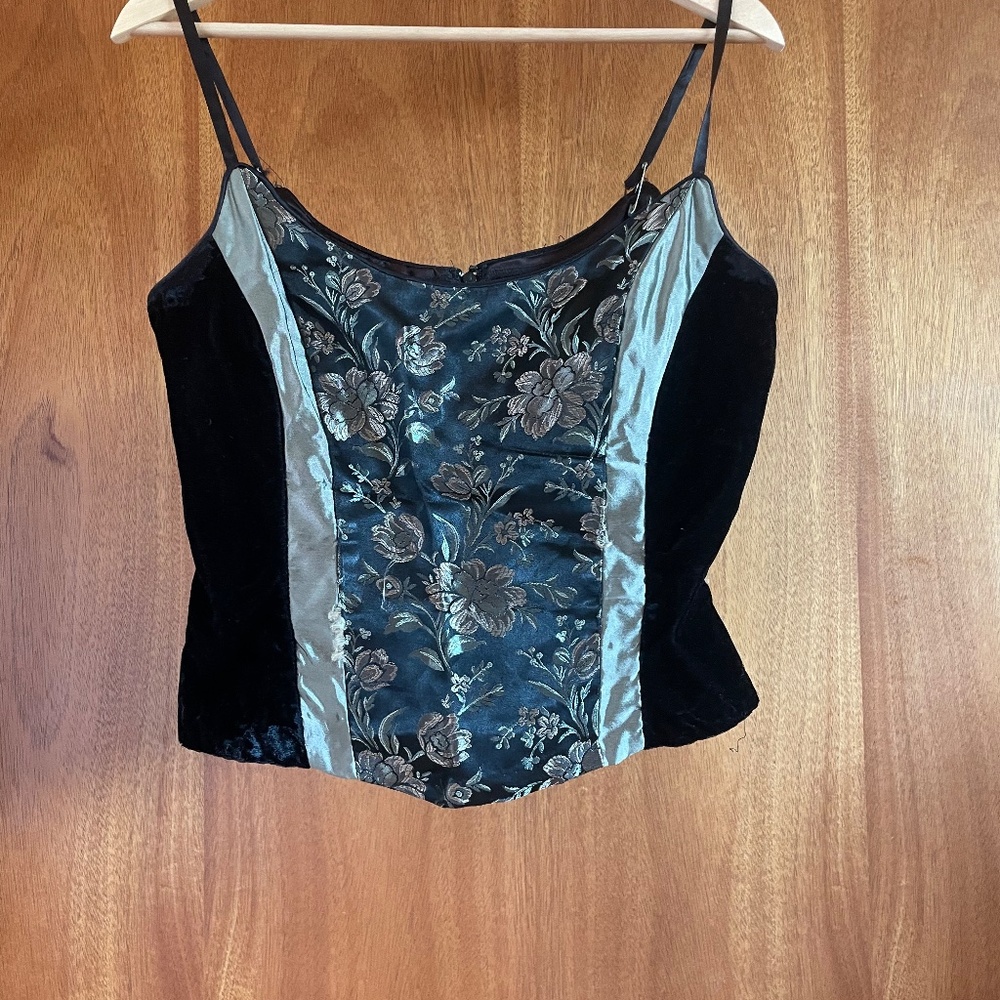 Black Corset Style Top